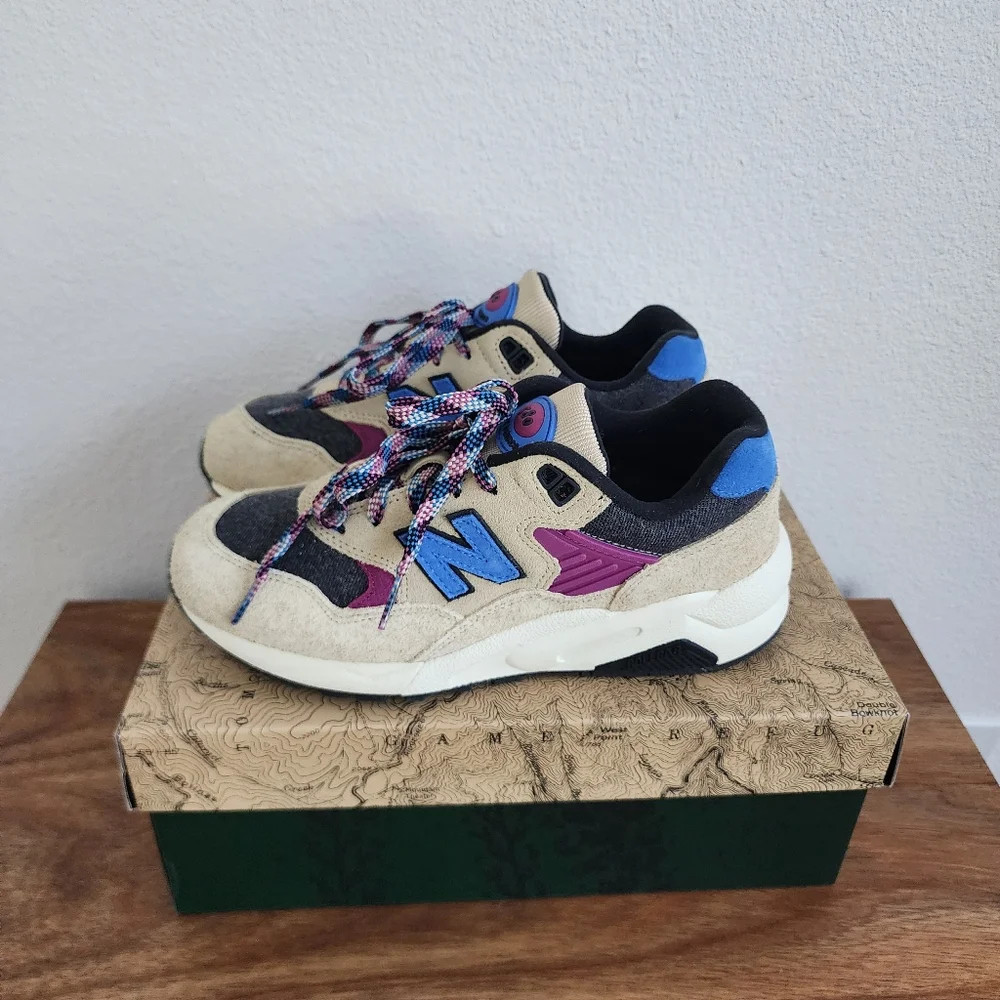 New Balance x Levi's 580 '150th Anniversary' Beige W7 M5.5 - Picture 3 of 9